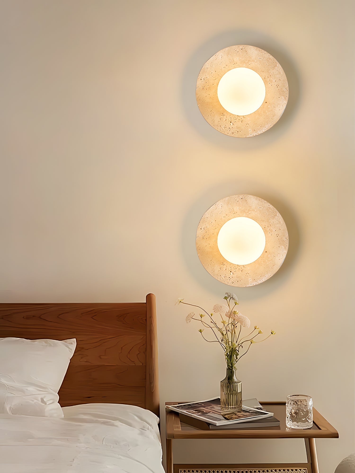 Vesolyra Travertine Ceiling Light - Letslighting