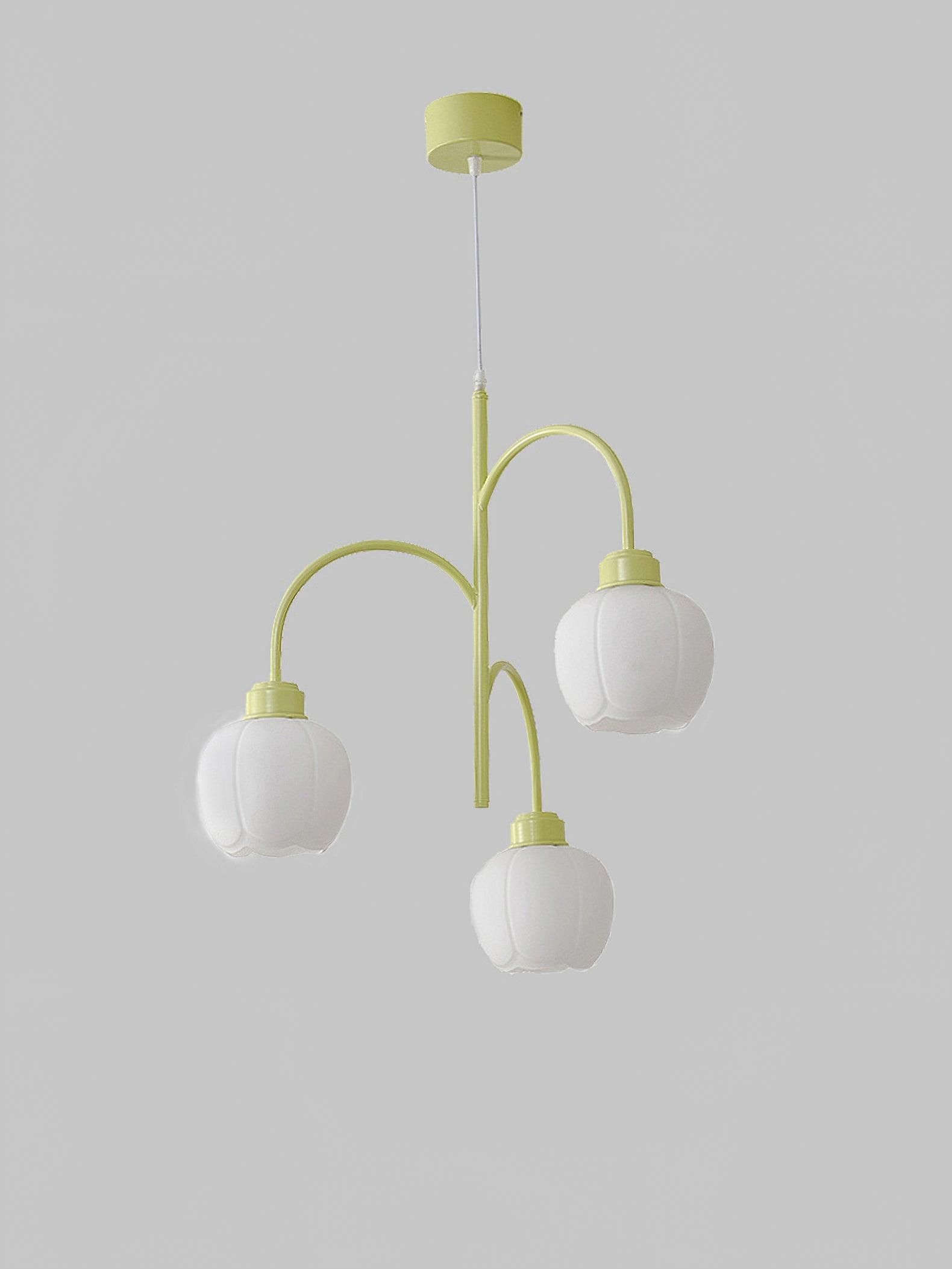Aurora Chandelier Flower Petal Modern - Blowlighting
