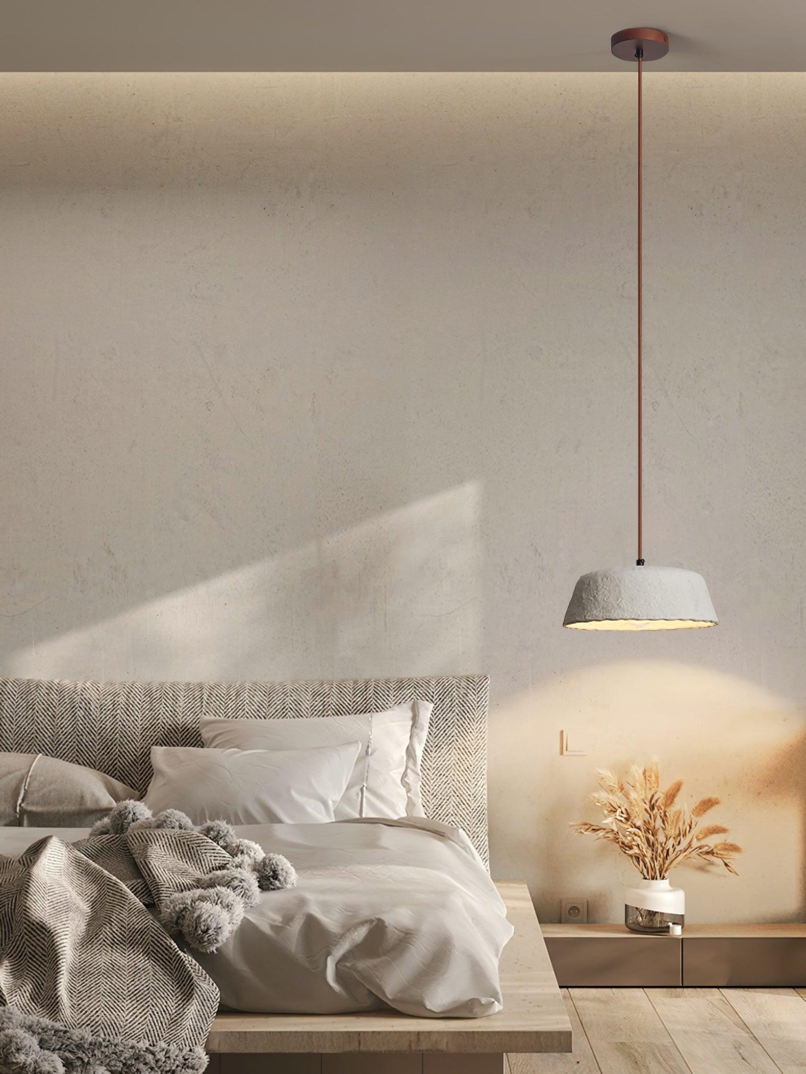 Stone Contemporary Wood Pendant Lamp - Blowlighting