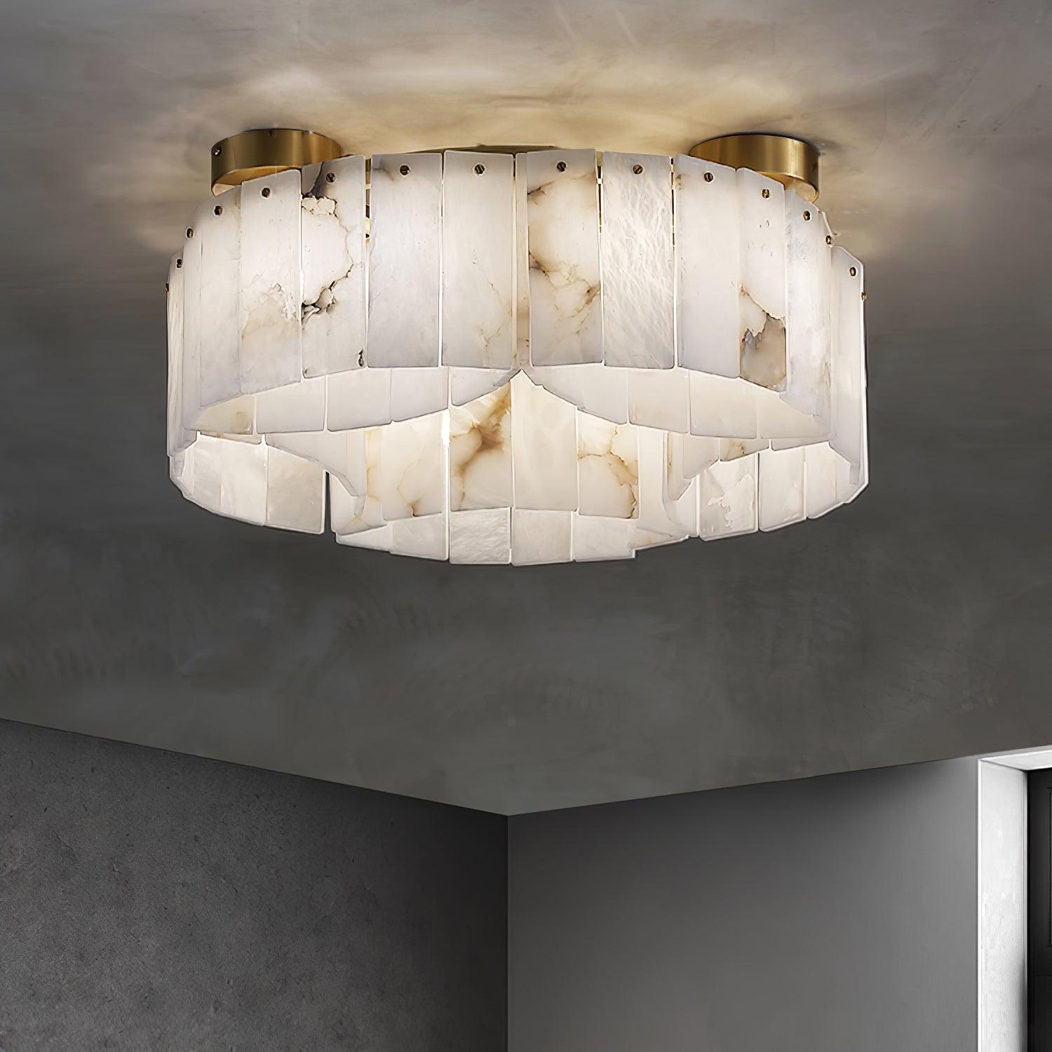 Selene Alabaster Ceiling Light - Letslighting