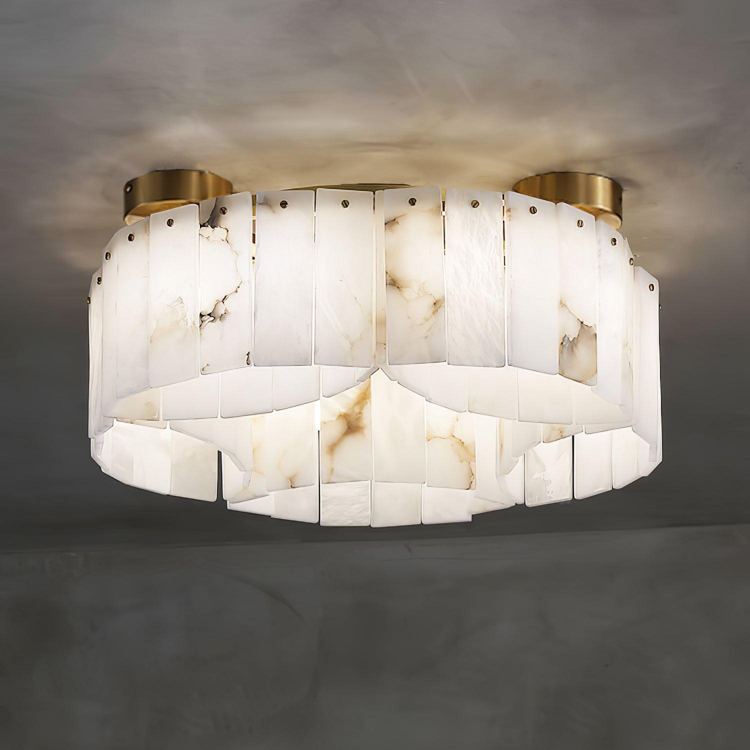 Selene Alabaster Ceiling Light - Letslighting