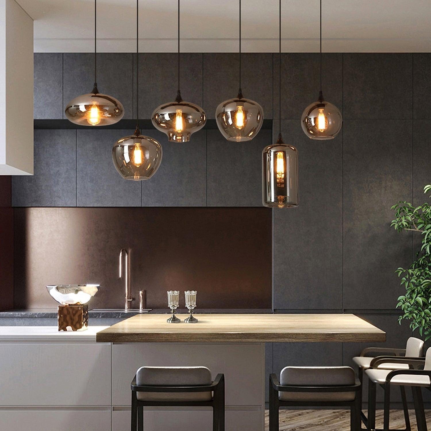Bottle Glass Pendant Light - Blowlighting
