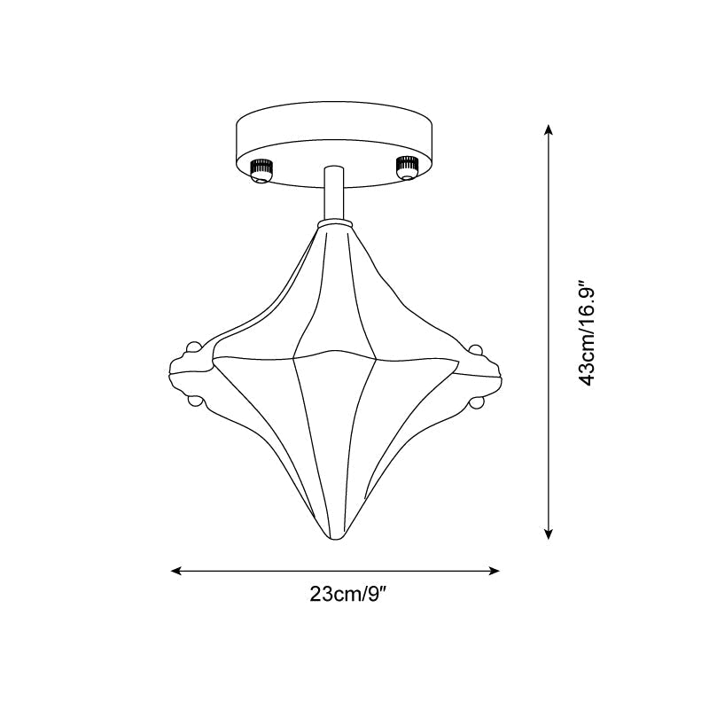 Lyra Ceiling Light Celestial Bloom - Letslighting
