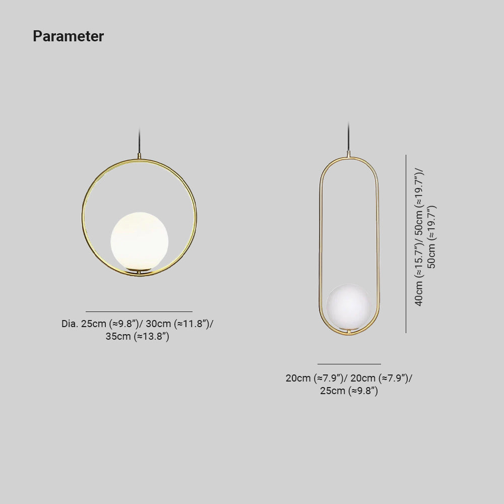 Lustra Lampe Pendante Anneau Moderne en Laiton