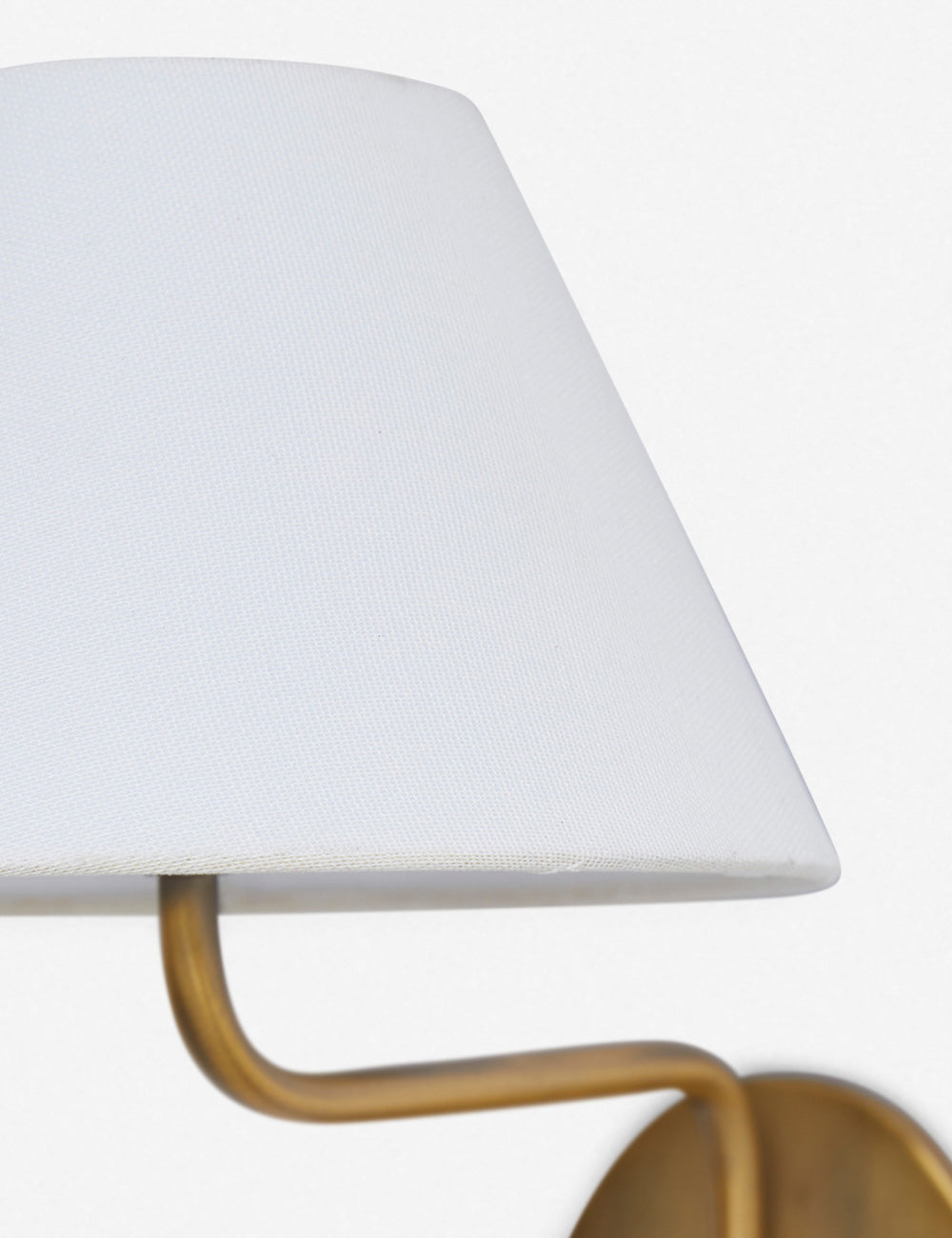 Myvele Elegance Vintage Plug-in Brass Fabric Wall Lamp - Lamp Copper