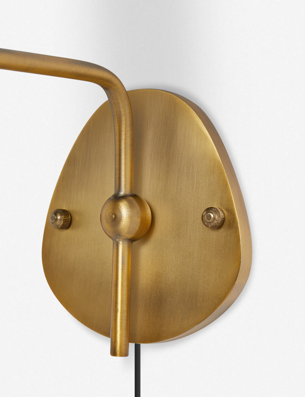 Myvele Elegance Vintage Plug-in Brass Fabric Wall Lamp - Lamp Copper
