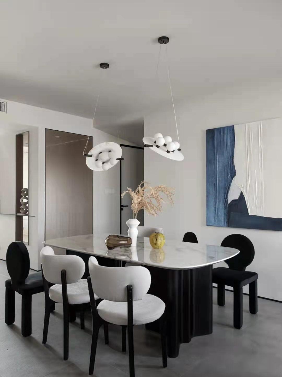 Imirila Disc Shaped Glass Pendant Light - Letslighting