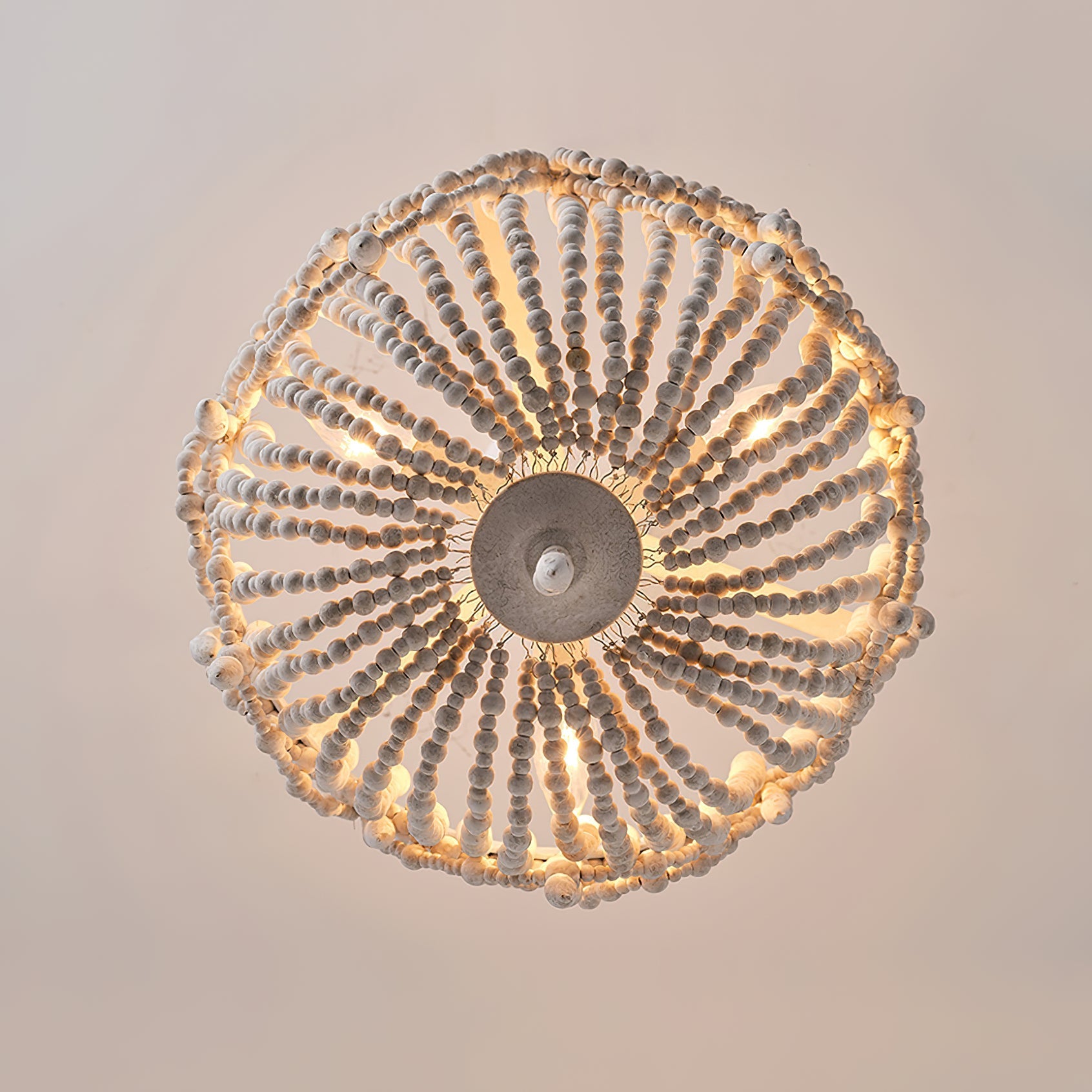 Arsilion Postmodern Luxury Wooden Metal Chandelier - Lamp Copper