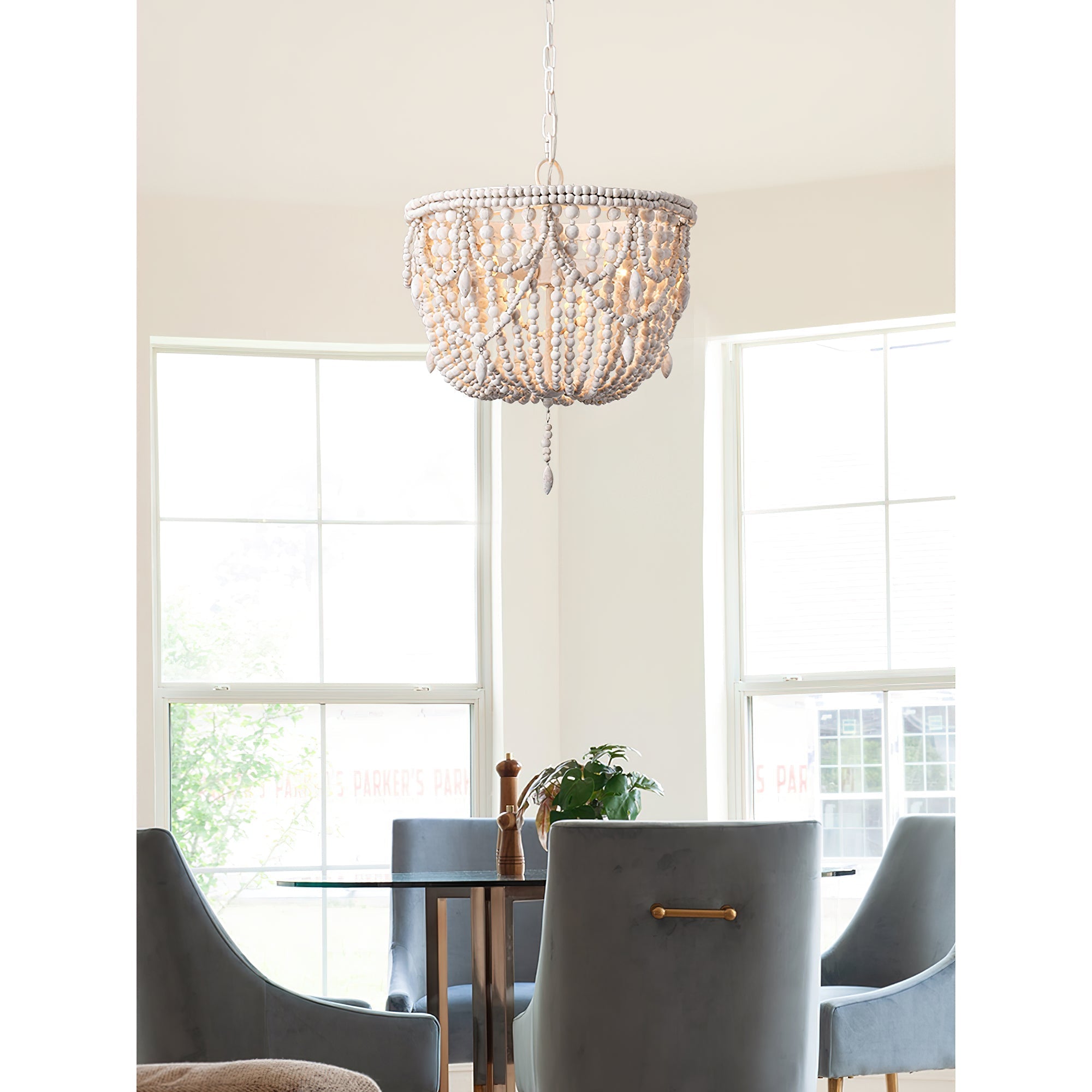 Arsilion Postmodern Luxury Wooden Metal Chandelier - Lamp Copper