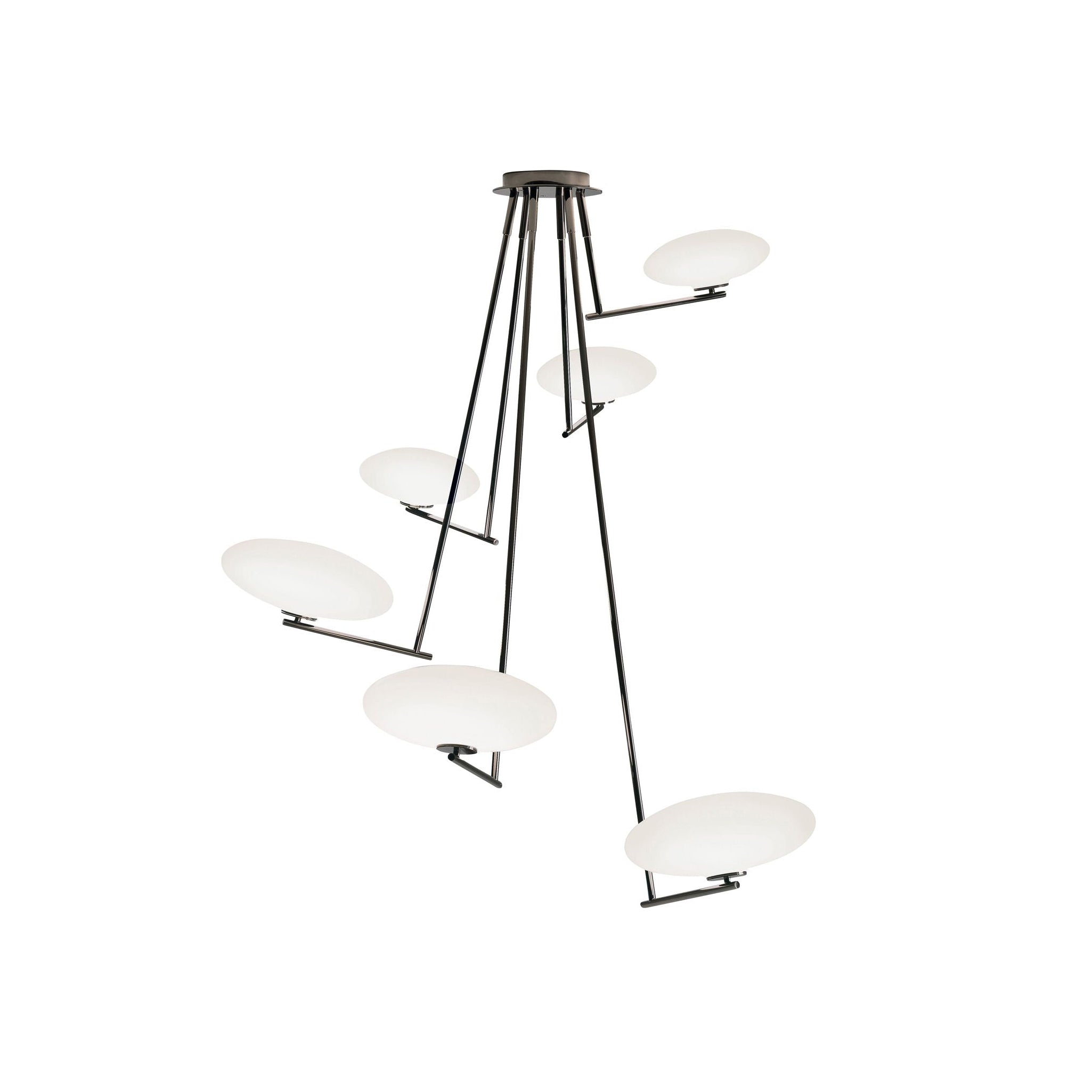 Umirarae Individual Creativity Brass Glass Ceiling Lamp - Lamp Copper