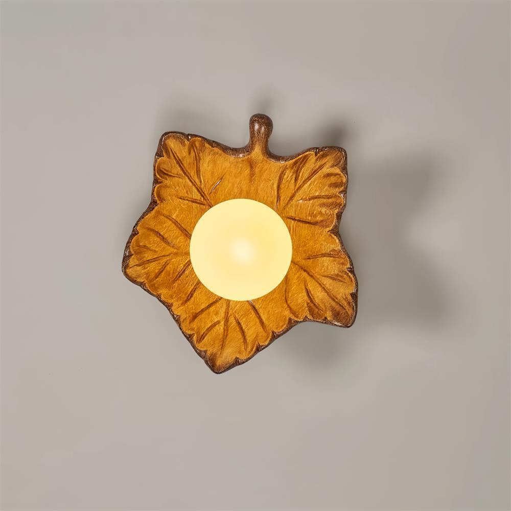 Maple Leaf Wall Light Elegant Organic - Letslighting