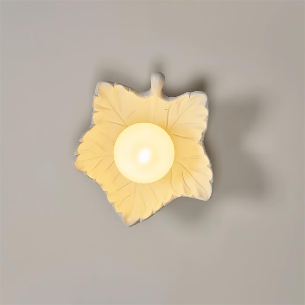 Maple Leaf Wall Light Elegant Organic - Letslighting