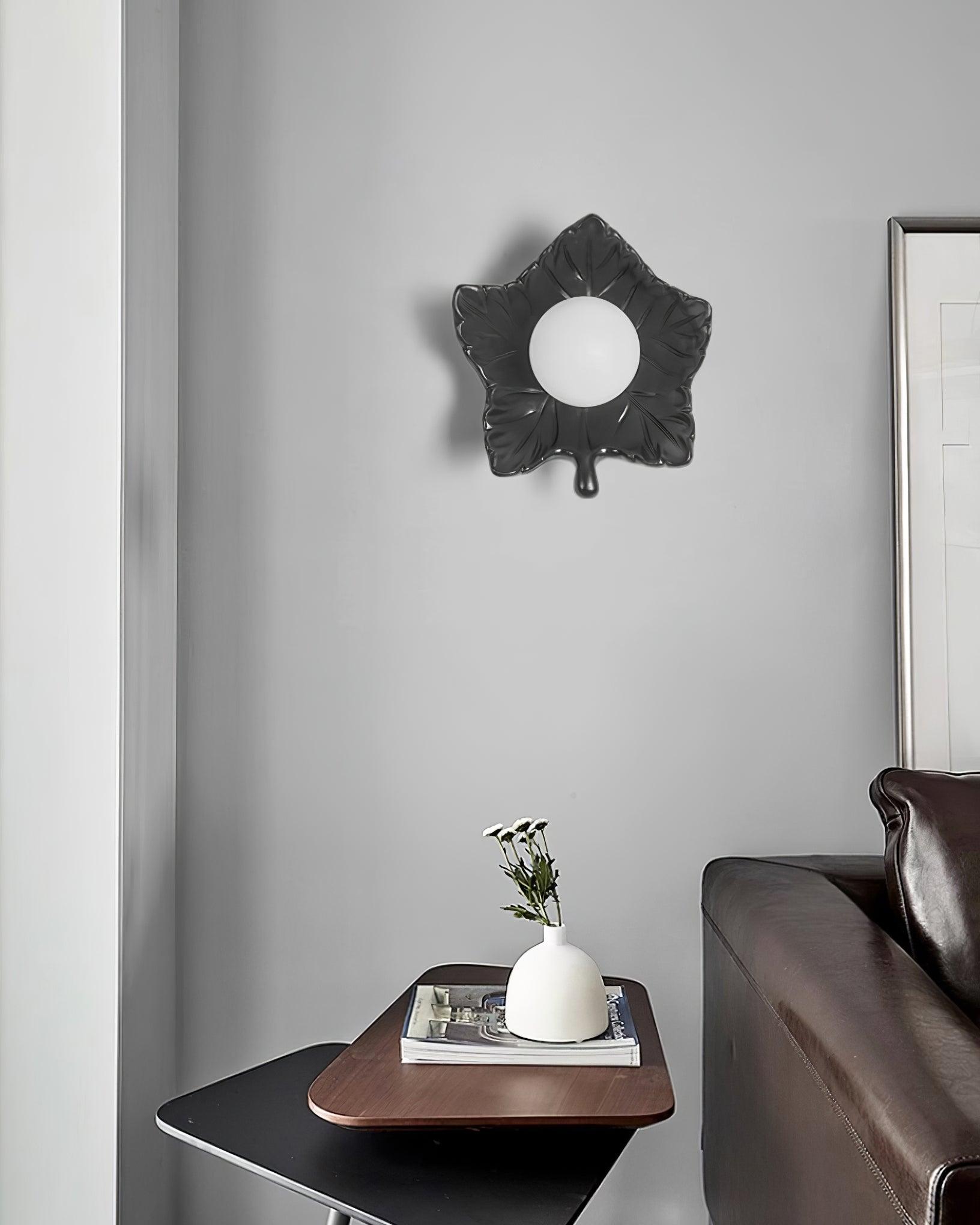 Maple Leaf Wall Light Elegant Organic - Letslighting