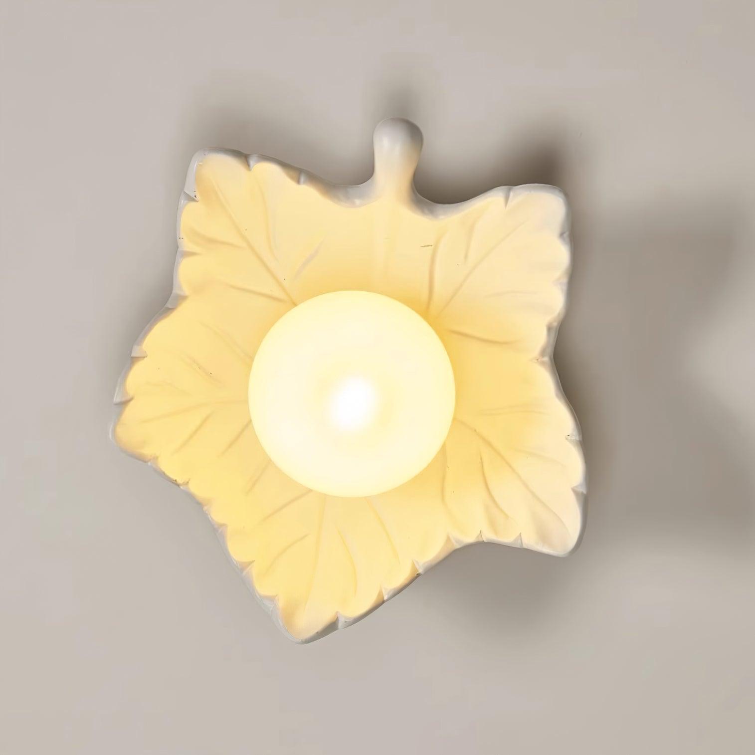 Maple Leaf Wall Light Elegant Organic - Letslighting