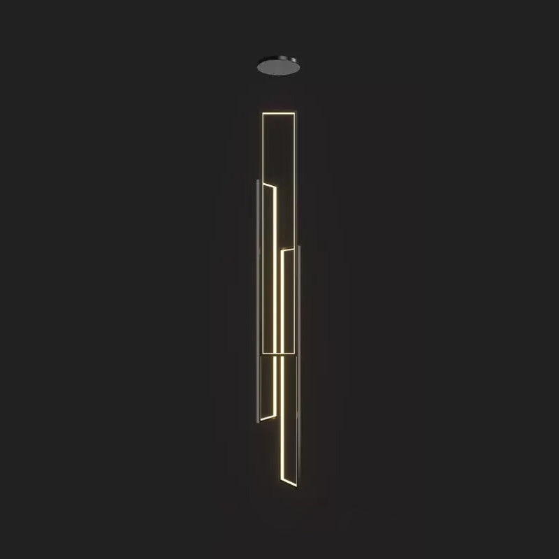 Sysorila Modern Minimalist LED Metal Pendant Light - Lamp Copper