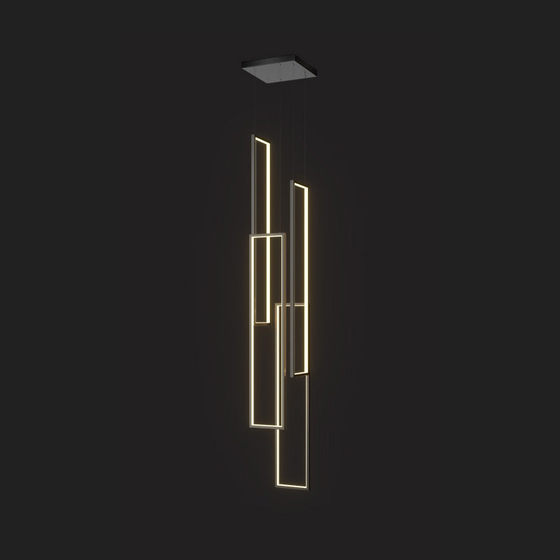 Sysorila Modern Minimalist LED Metal Pendant Light - Lamp Copper