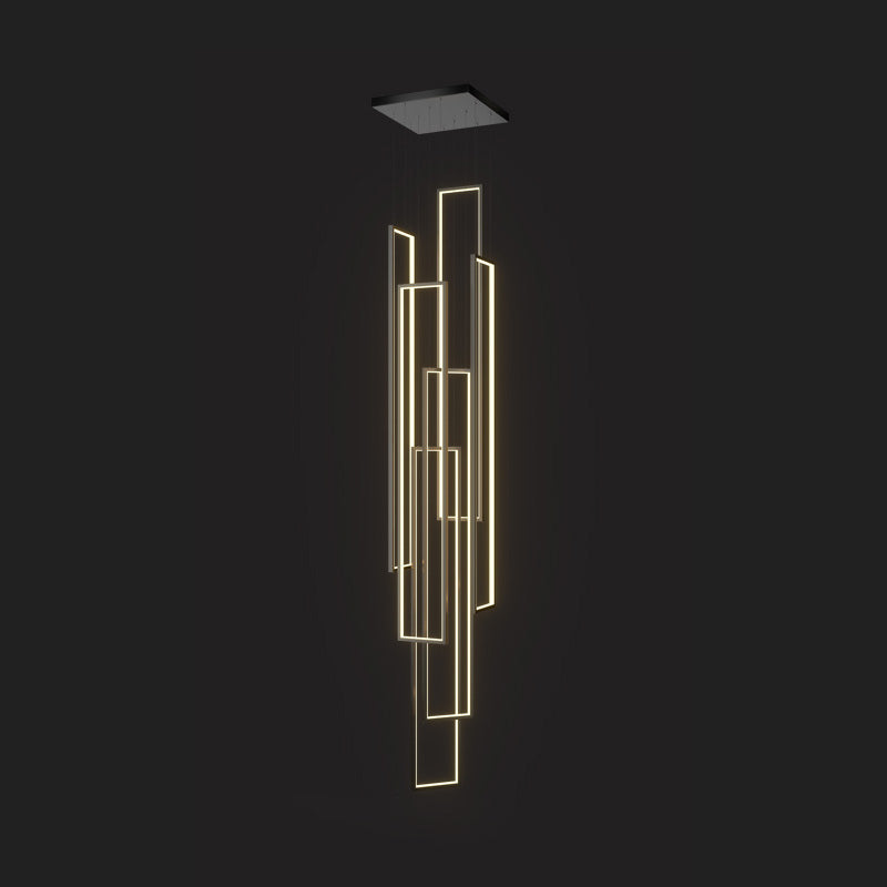 Sysorila Modern Minimalist LED Metal Pendant Light - Lamp Copper
