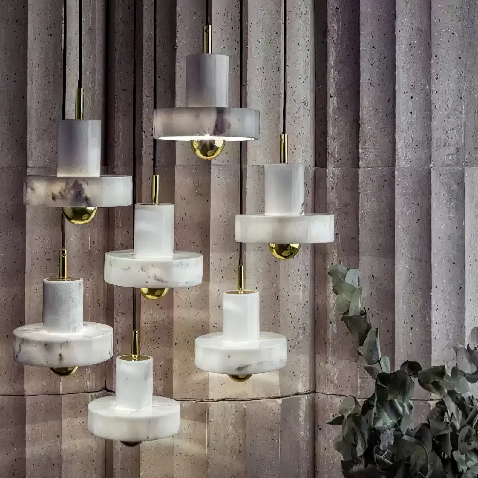 Marble Aura Pendant Lamp - Blowlighting