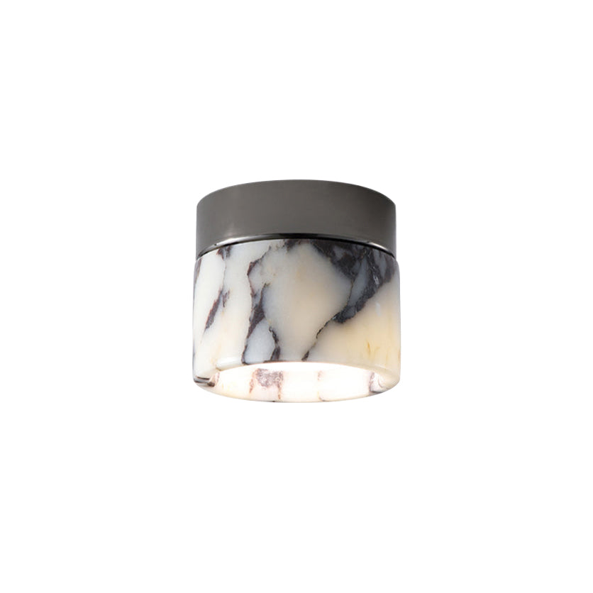 Ivinir Modern Minimalist Round Marble Ceiling Lamp - Lamp Copper