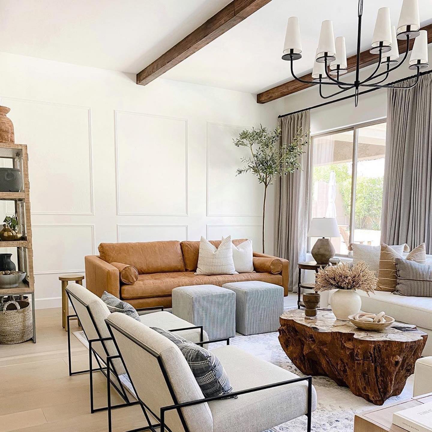 Curaeara Vintage Industrial Brass Fabric Chandelier - Lamp Copper