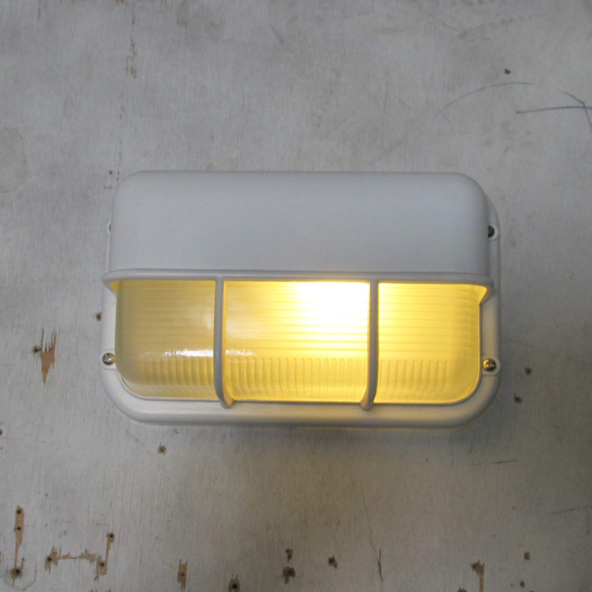 Olcarila Vintage Outdoor Metal Glass Sconce Wall Lamp - Lamp Copper