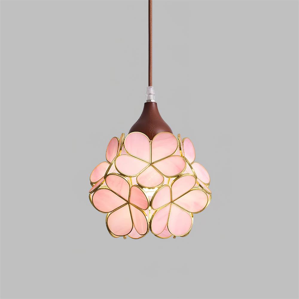 Velina Pink Petal Pendant Light - Letslighting