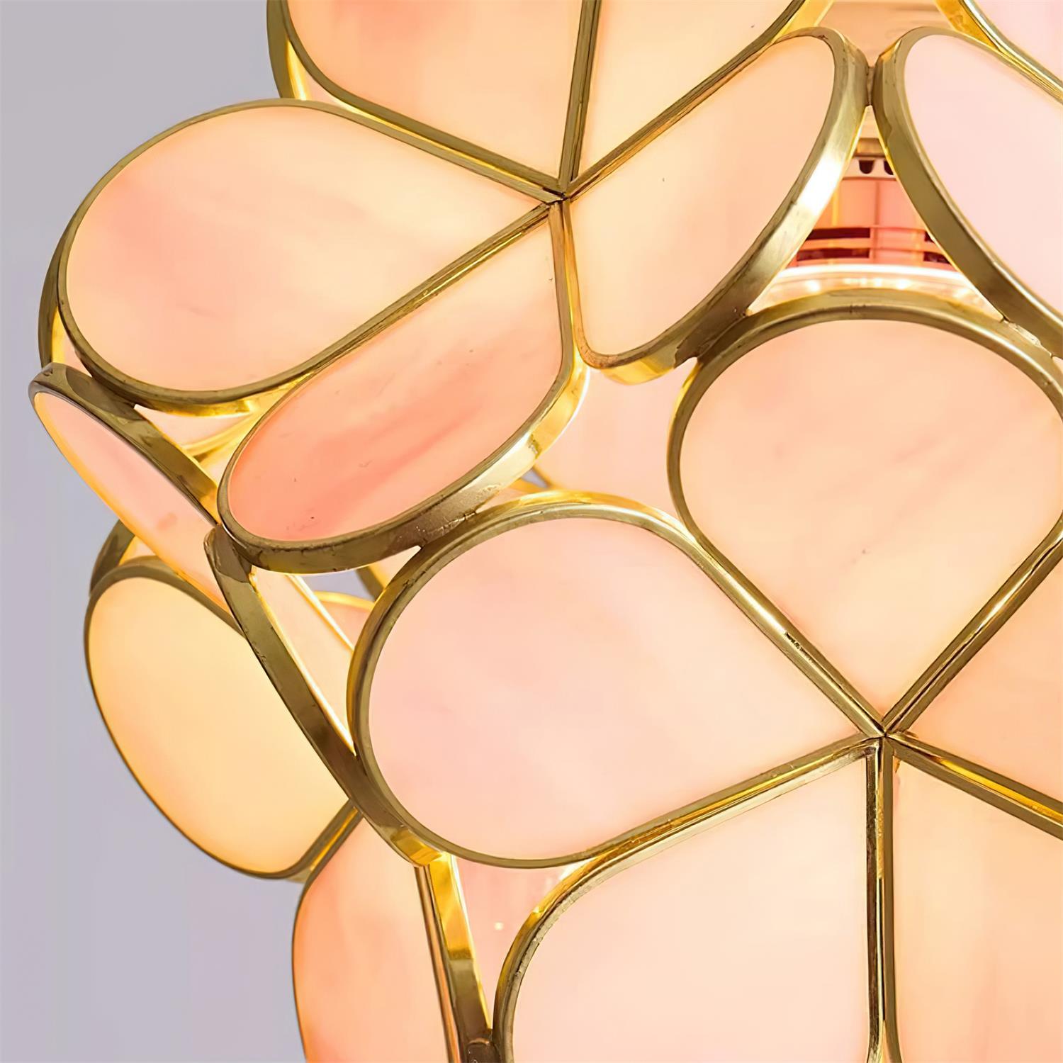 Velina Pink Petal Pendant Light - Letslighting