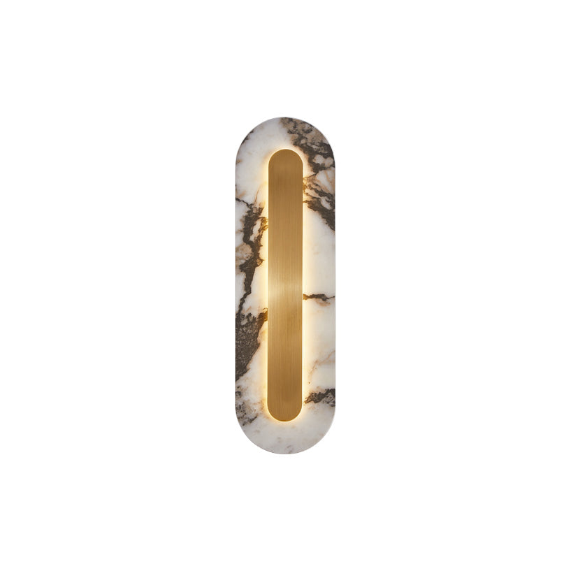 Marmo Modern Minimalist Metal Marble Wall Lamp - Lamp Copper