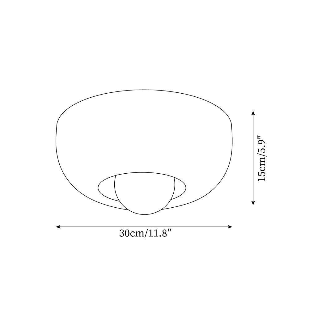 Mauro Ceiling Light Natural Texture Soft Lighting - Letslighting