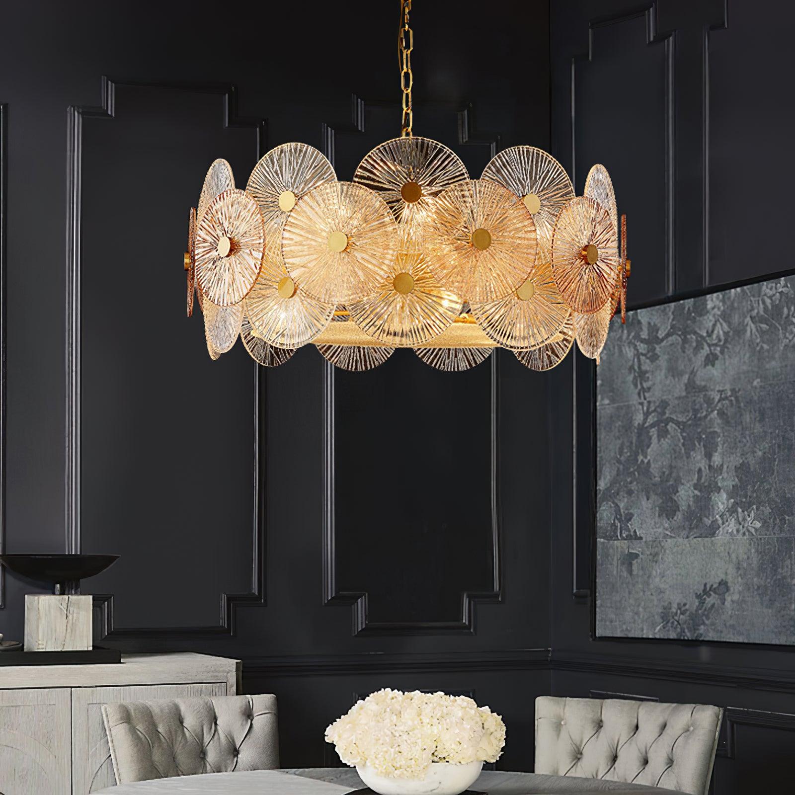 Aurelia Glass Chandelier Light - Letslighting