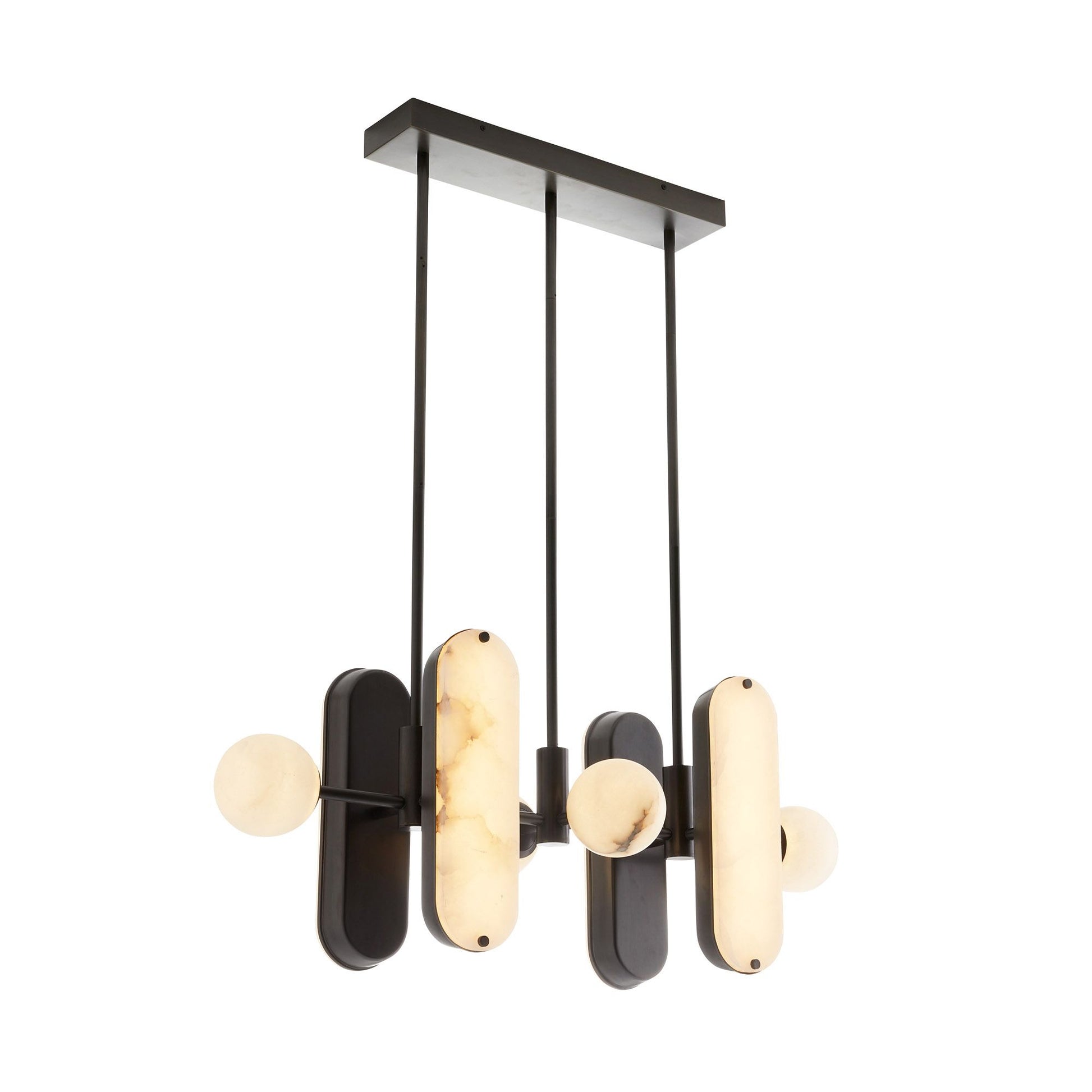 Orshaisra Modern Minimalist Alabaster Pendant Lamp - Lamp Copper