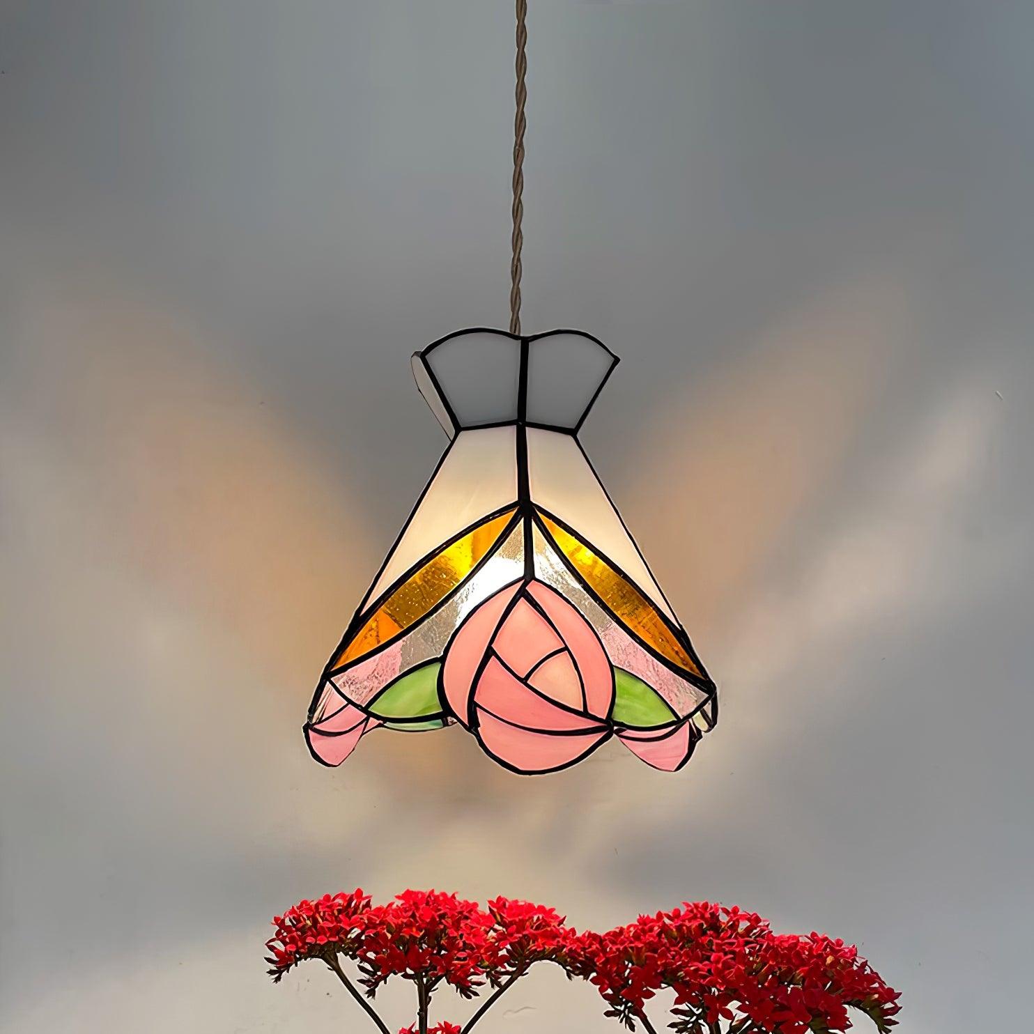 Tiffany Rose Pendant Light - Letslighting