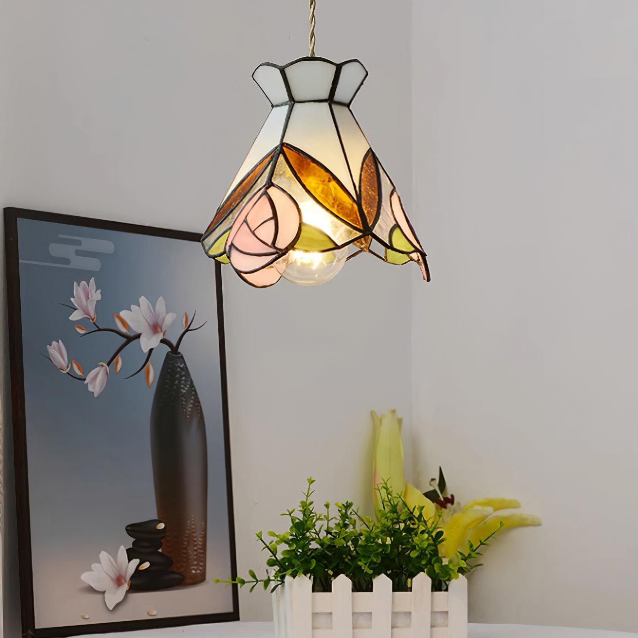 Tiffany Rose Pendant Light - Letslighting