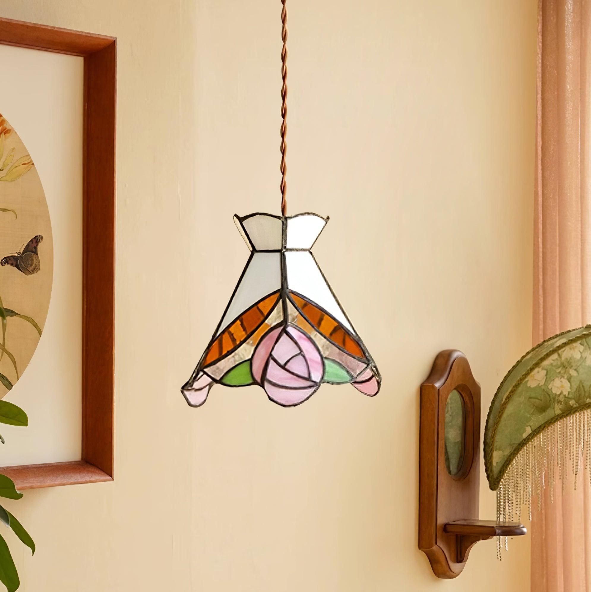Tiffany Rose Pendant Light - Letslighting