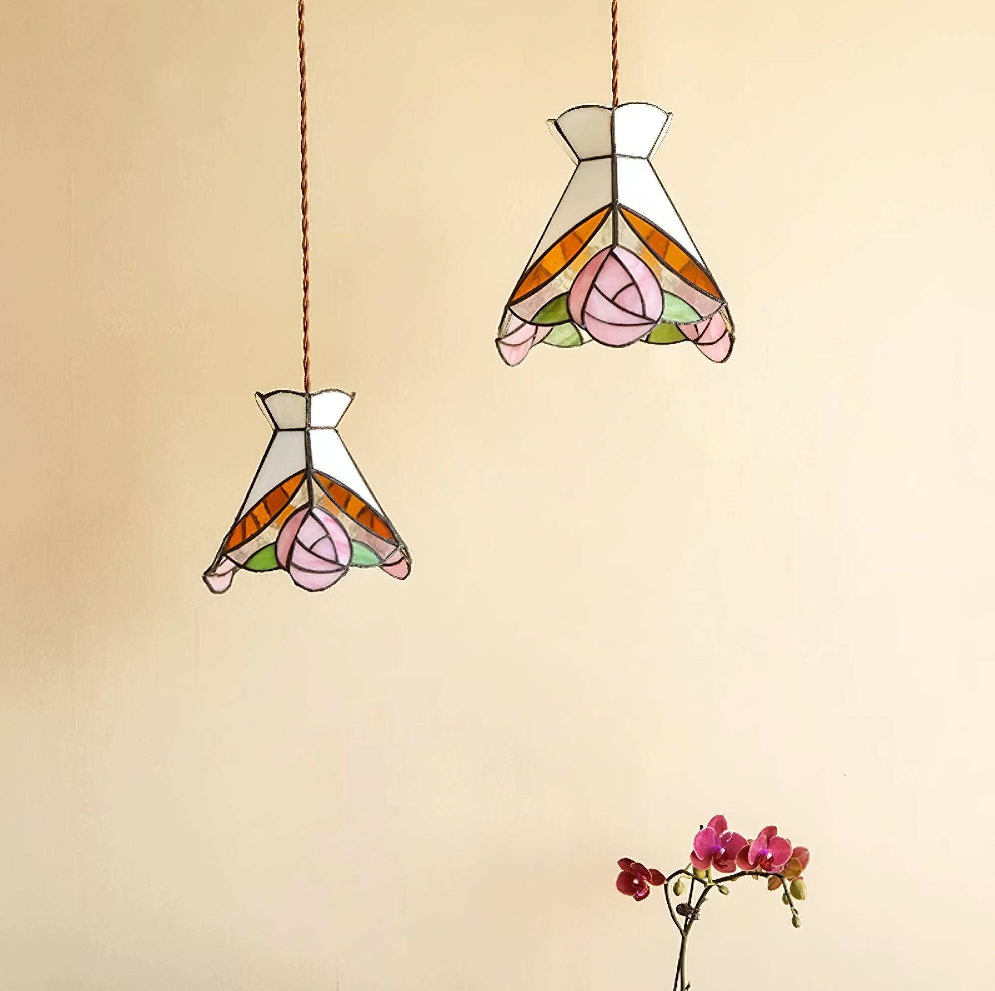 Tiffany Rose Pendant Light - Letslighting