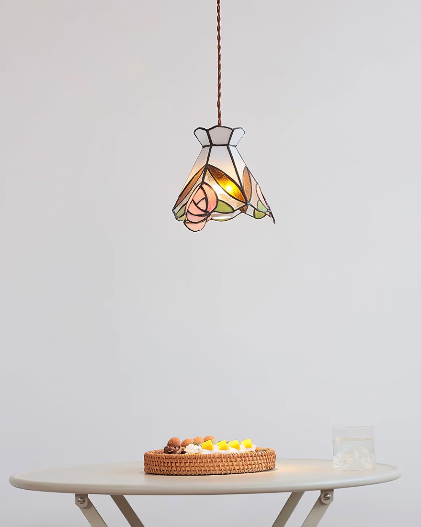 Tiffany Rose Pendant Light - Letslighting
