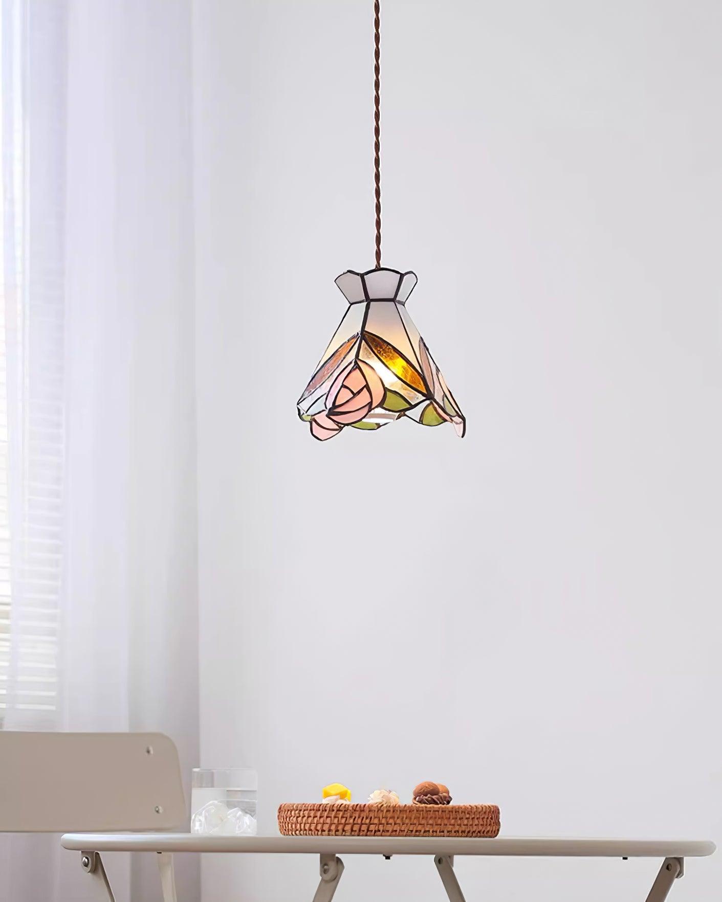 Tiffany Rose Pendant Light - Letslighting