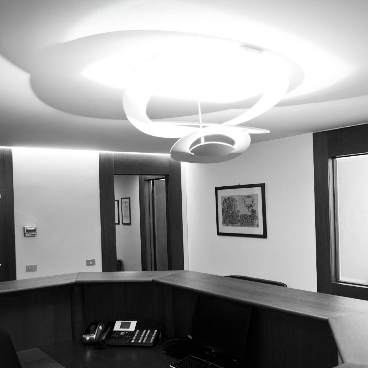 Micro LED Chandelier LED Swirl Rings - Letslighting