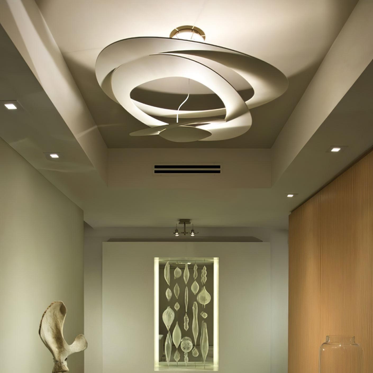 Micro LED Chandelier LED Swirl Rings - Letslighting
