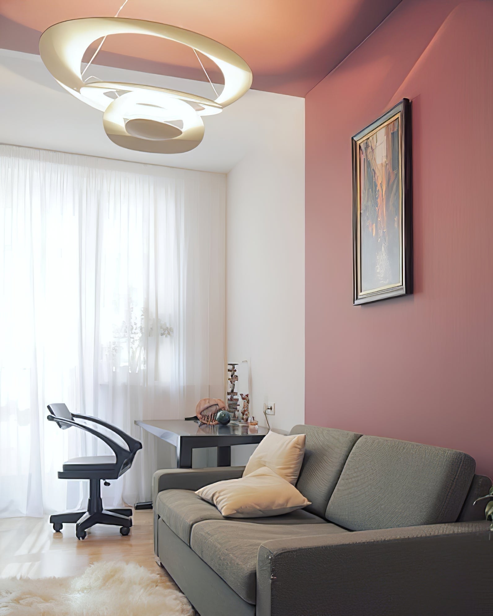 Micro LED Chandelier LED Swirl Rings - Letslighting