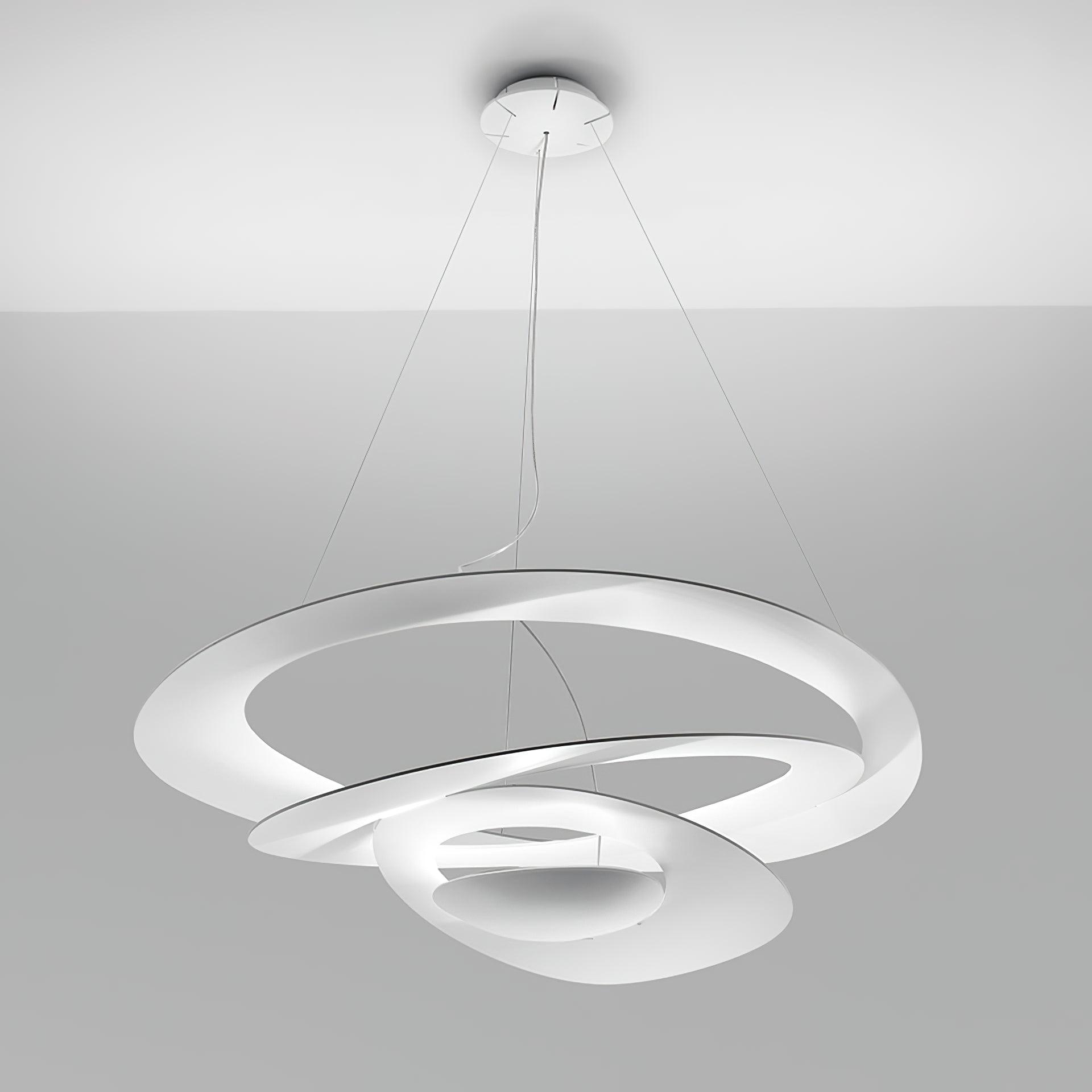 Micro LED Chandelier LED Swirl Rings - Letslighting