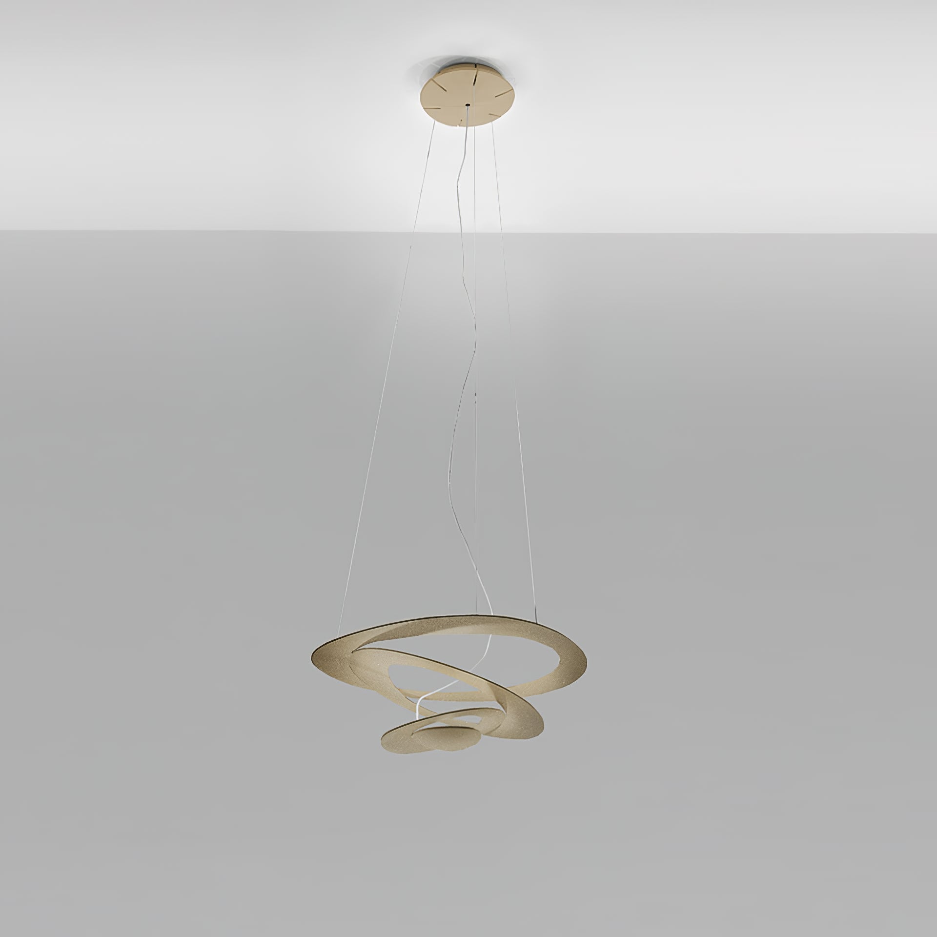 Micro LED Chandelier LED Swirl Rings - Letslighting