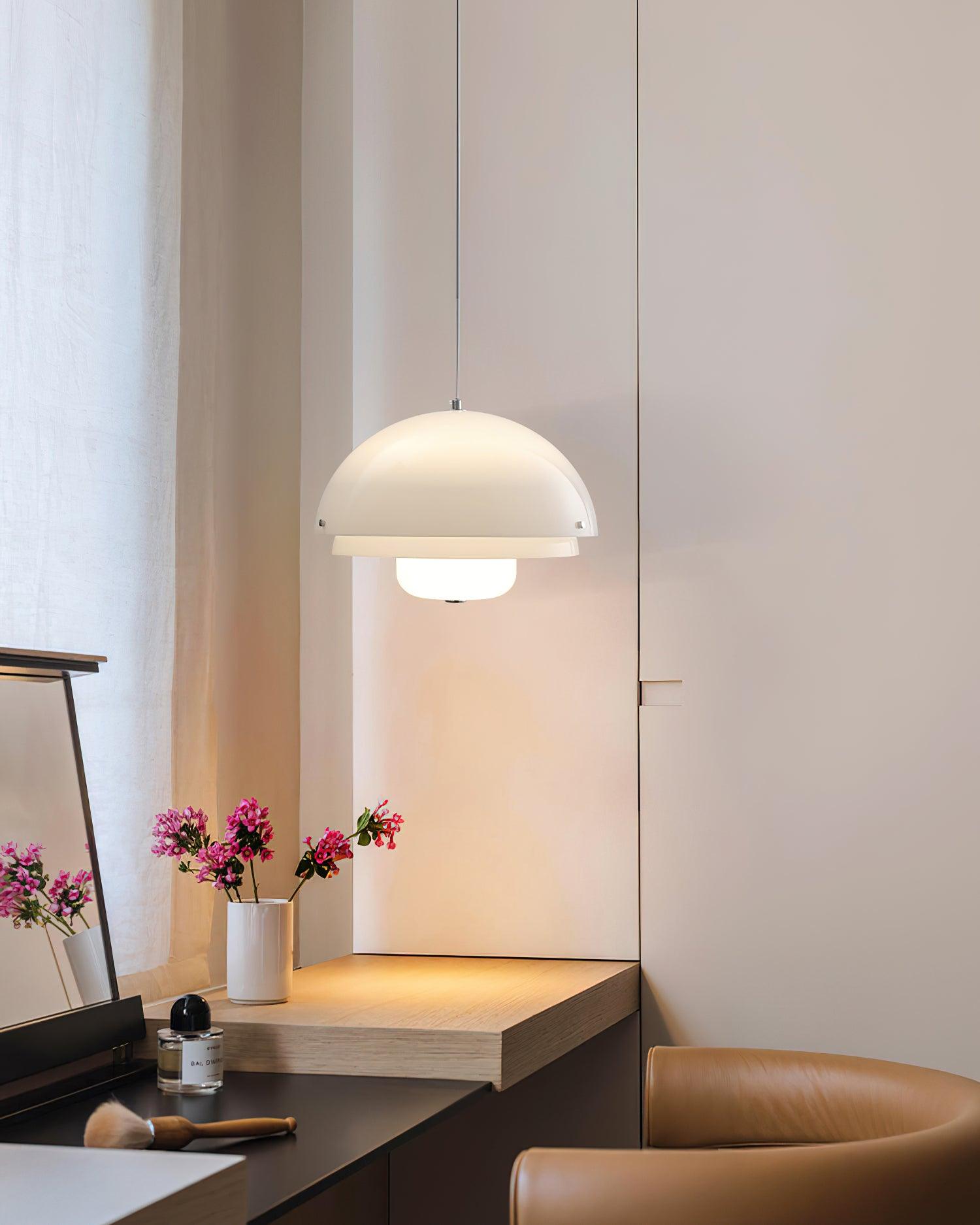 Milk White Layer Pendant Lamp - Blowlighting
