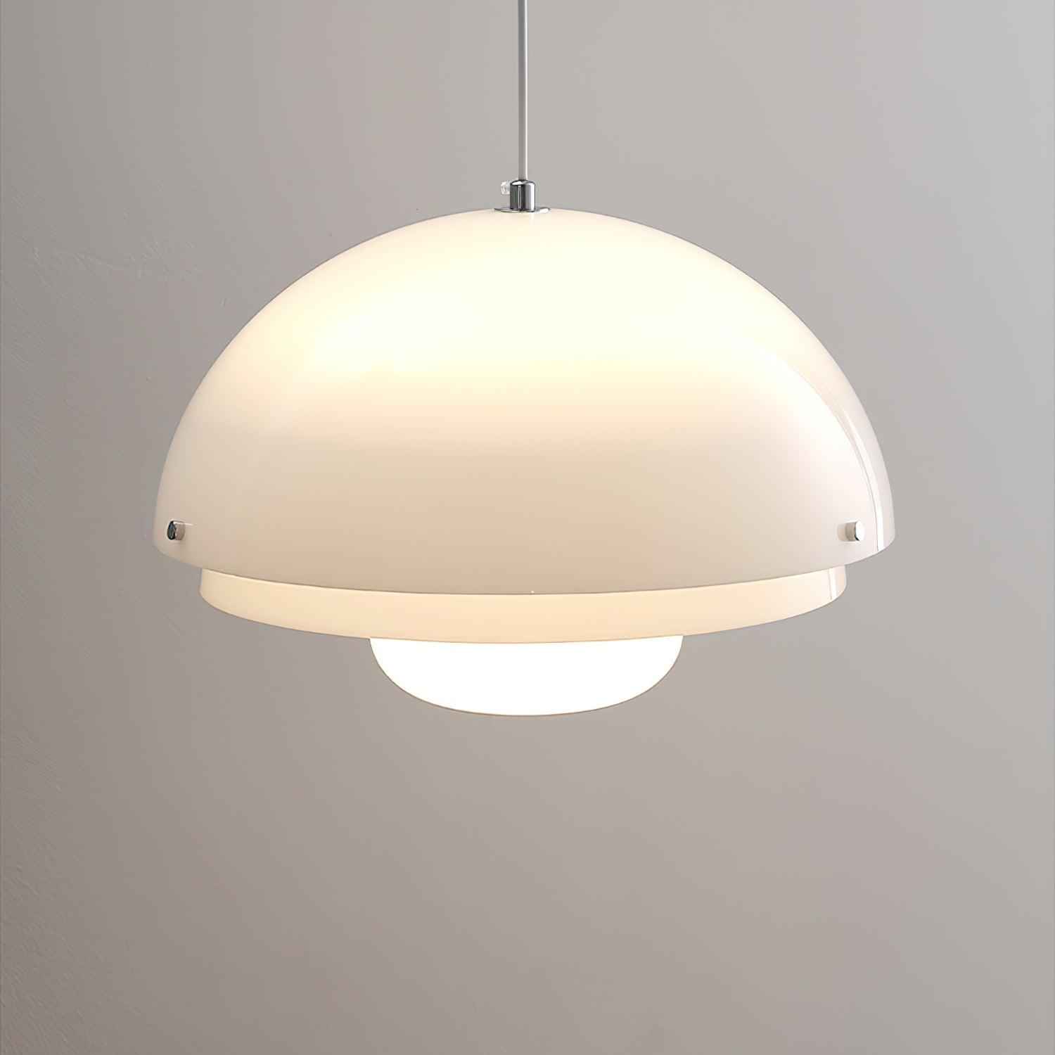 Milk White Layer Pendant Lamp - Blowlighting