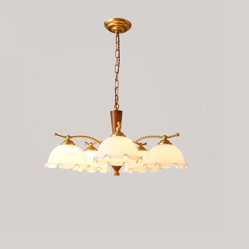 Daisy Vintage Glass Chandelier - Blowlighting