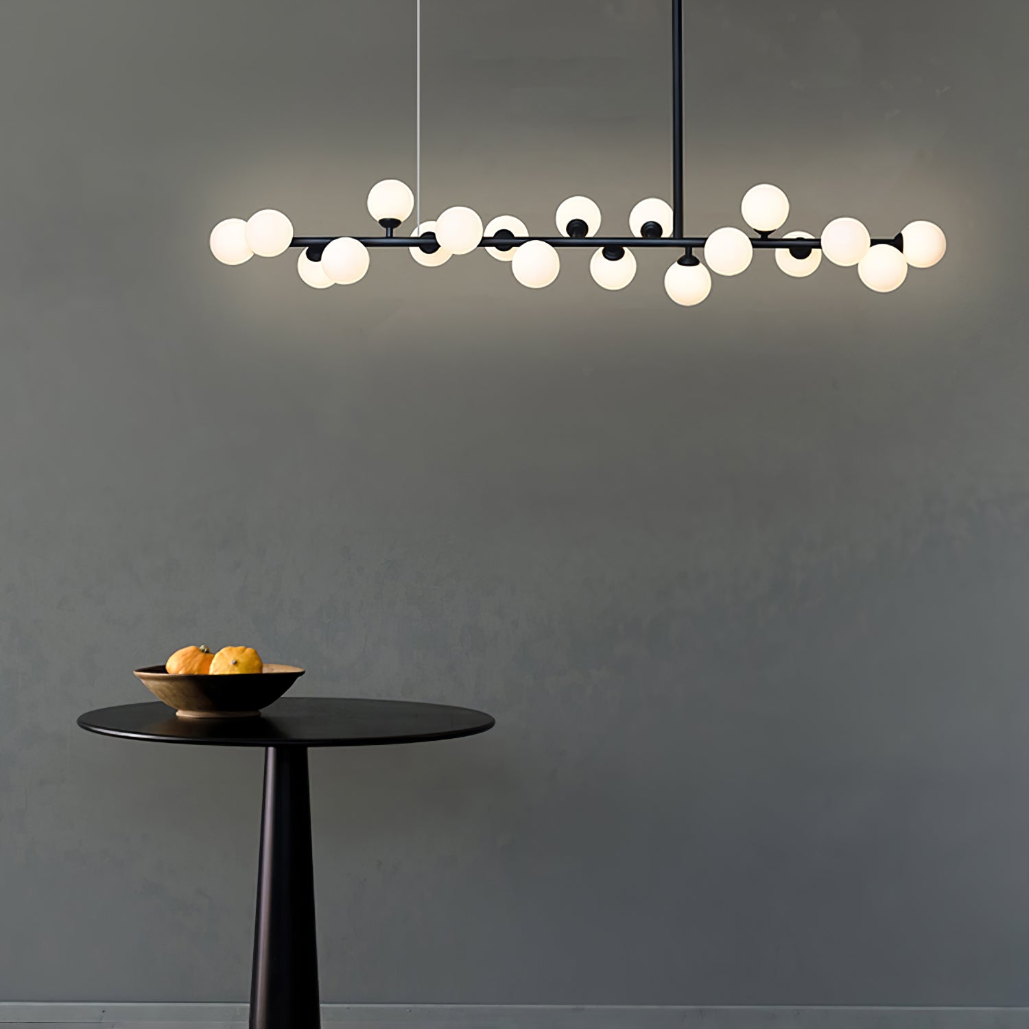 Lumiray Black Linear Globe Pendant Light - Blowlighting