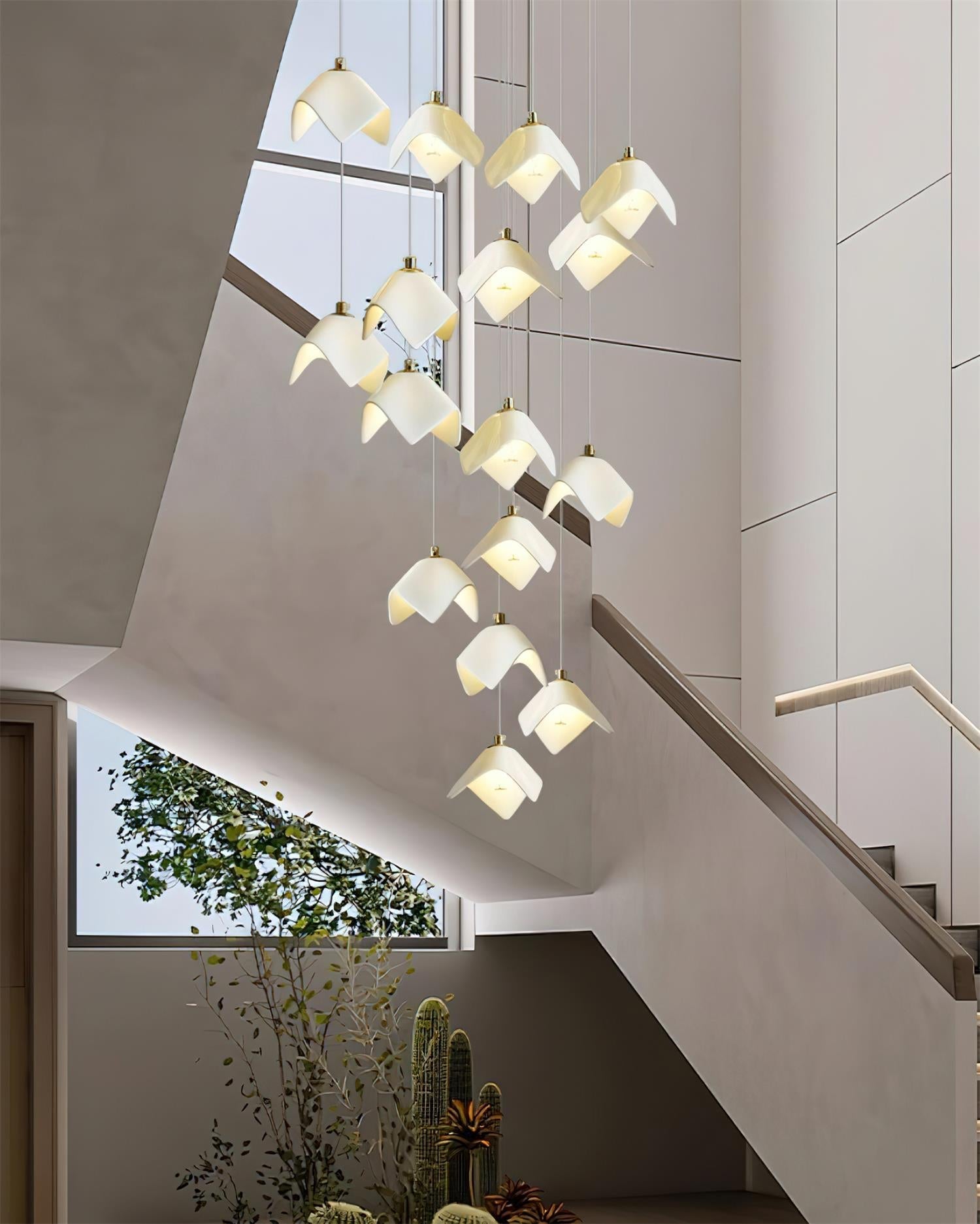 Mira Chandelier Bloom Floral Sculpture - Letslighting