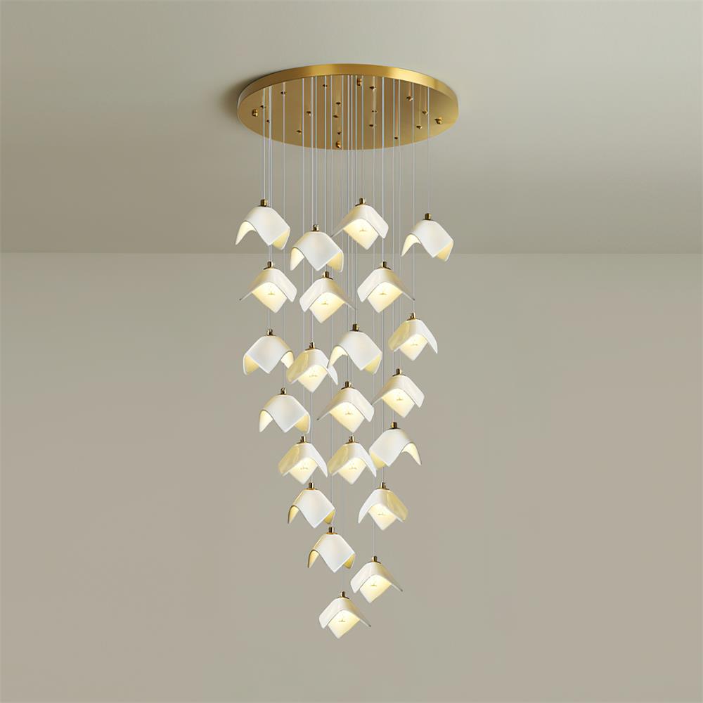Mira Chandelier Bloom Floral Sculpture - Letslighting