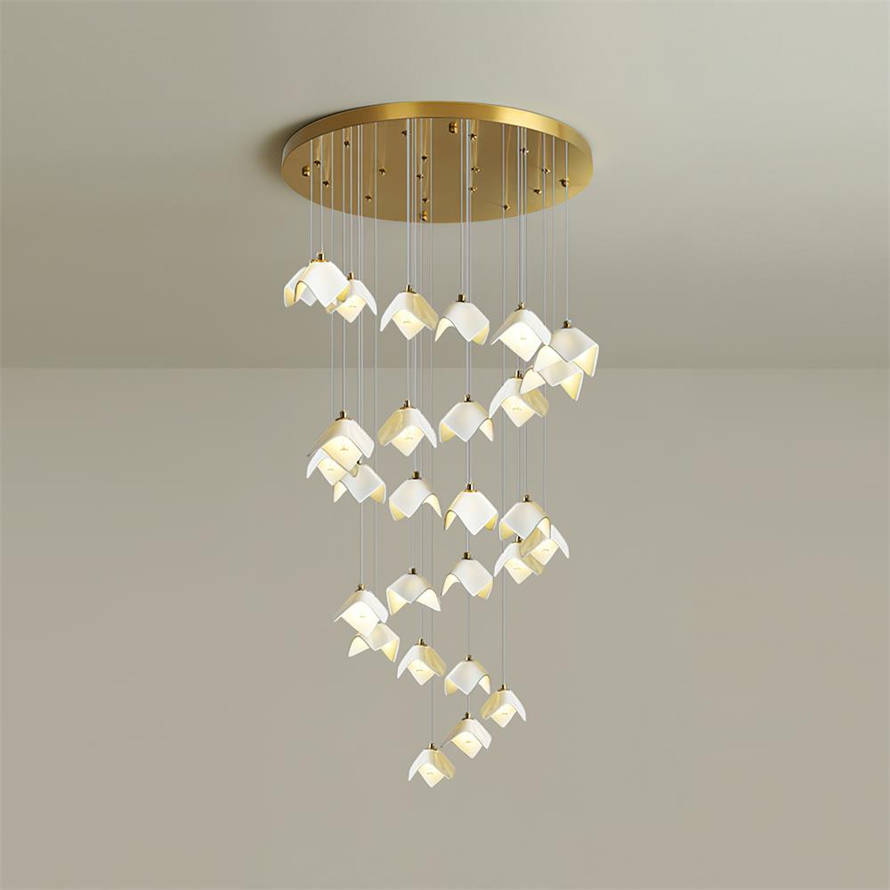Mira Chandelier Bloom Floral Sculpture - Letslighting