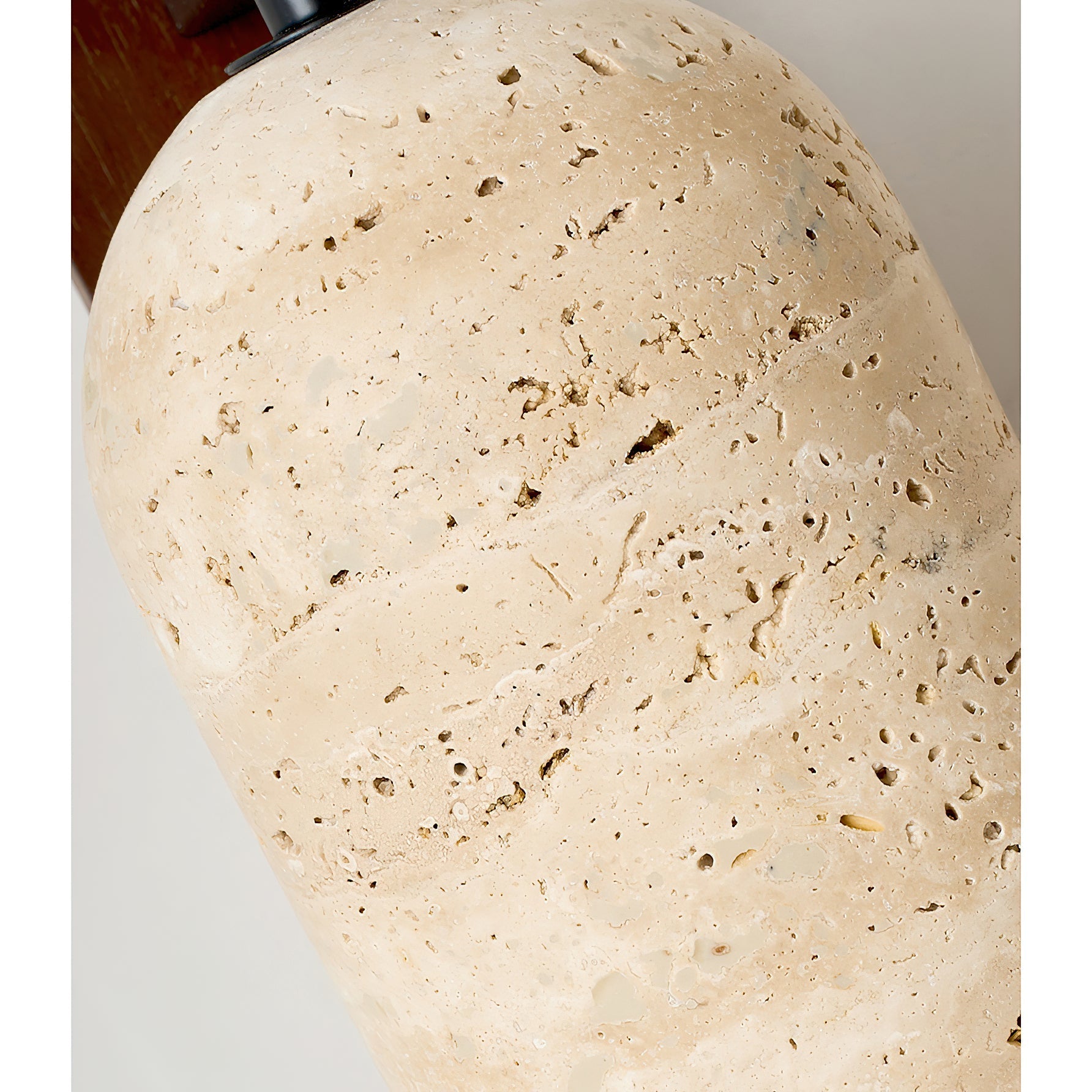 Cevenia Art Classic Natural Travertine Wall Lamp - Lamp Copper